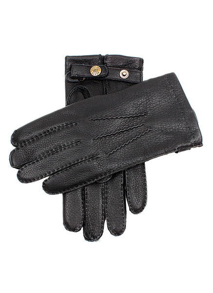 Men's Heritage Handsewn Three-Point Chamois-Lined Deerskin Leather Gloves
