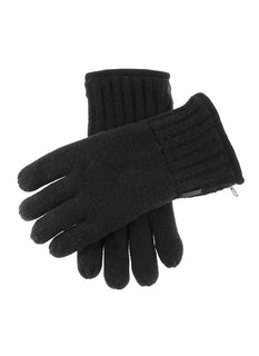 Men's Thinsulate-Lined Knitted Gloves with Zip