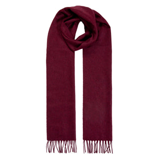 Heritage Plain Cashmere Scarf with Tassels