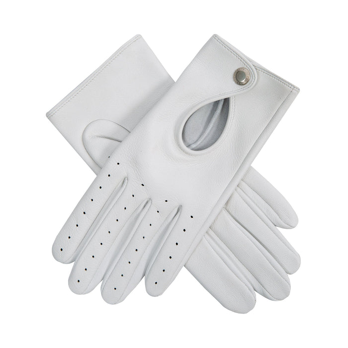 Women's pearl leather driving gloves 