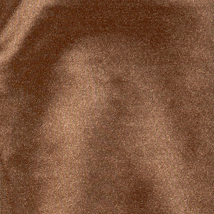 Women's long above-elbow satin gloves in bronze - close up of the fabric