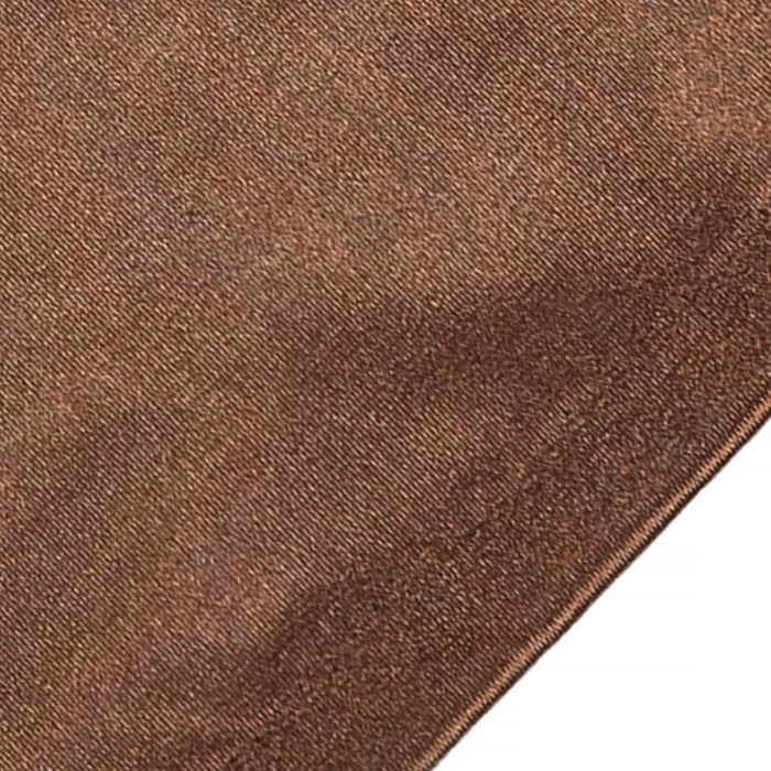 Women's long opera satin gloves in bronze closeup