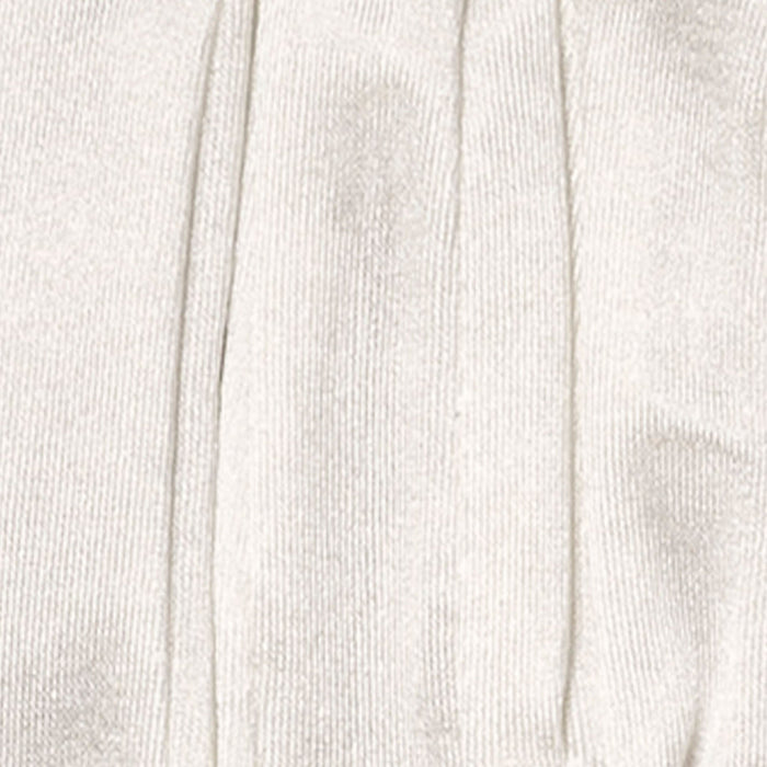 Women's long opera satin gloves in ivory - stitching in between fingers - inseam