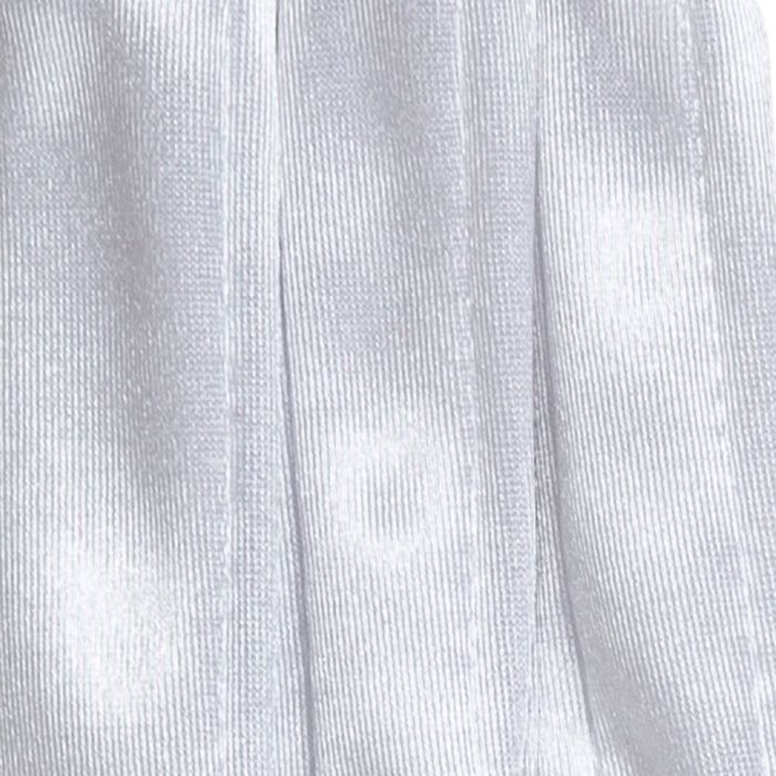 Women's long opera satin gloves in white - inseam stitching