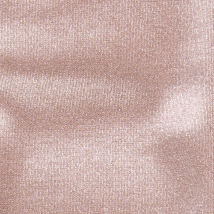 Women's long satin opera gloves in rose - close up of the material