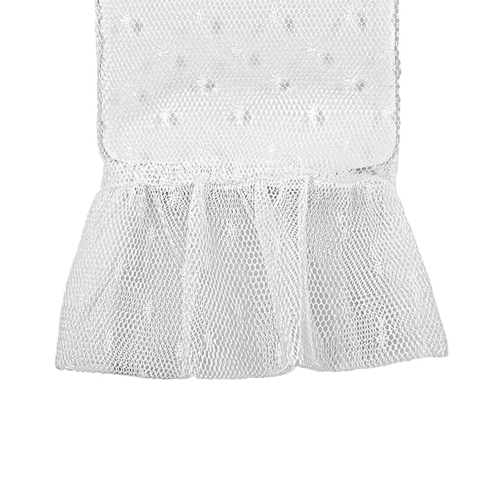 Women’s Tulle Gloves with Frilled Cuff in white right cuff