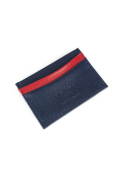 Men's Heritage Two-Colour Pebble Grain Leather Card Holder