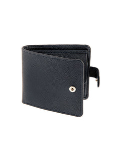 Men's Heritage Pebble Grain Leather Bifold Wallet with Coin Purse and Tab