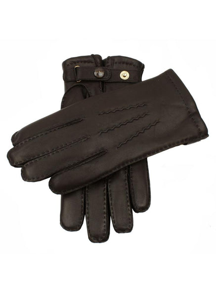 Men's Heritage Handsewn Three-Point Lambskin-Lined Leather Gloves