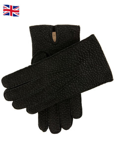 Men's Heritage Handsewn Cashmere-Lined Carpincho Leather Gloves