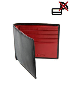 Men's Smooth Nappa Leather Bifold Wallet with RFID Blocking