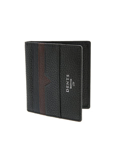 Pebble Grain Leather Card Holder with RFID Blocking Protection