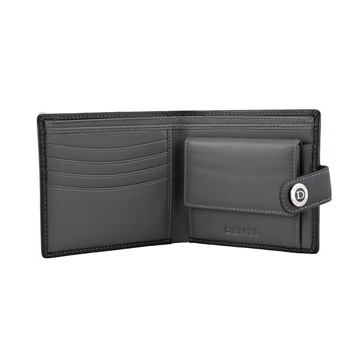 flevado RFID Schutz Herren Geldbörse Brieftasche Nappa Leder Hochformat (schwarz