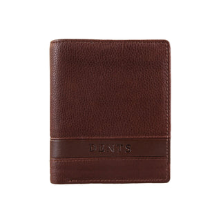 Men's Pebble Grain Leather Bifold Wallet with RFID Blocking and Zipped Pocket