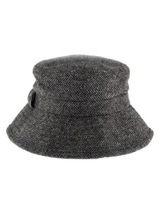 Women's Abraham Moon Herringbone Tweed Bucket Hat