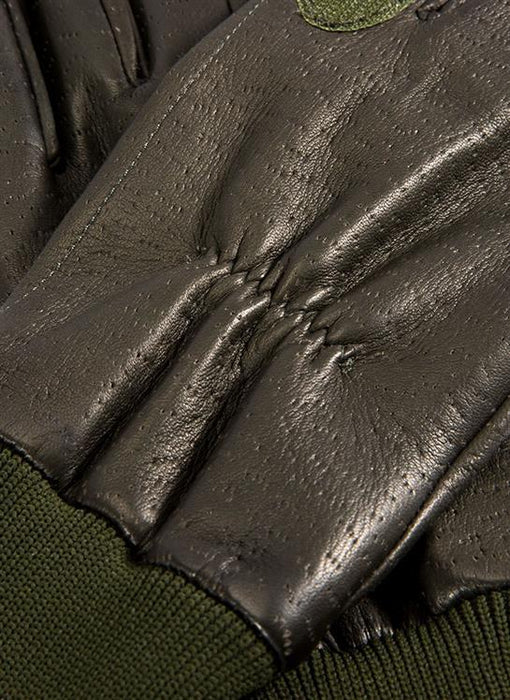 Elasticated cuff shooting gloves