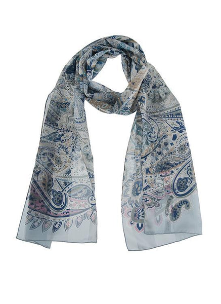 Women's Paisley Print Lightweight Scarf