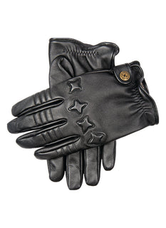 Men's The Suited Racer Cashmere-Lined Leather Driving Gloves