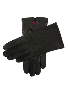 Men's Handsewn Three-Point Silk-Lined Leather Gloves