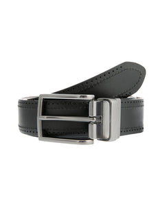 Men's Reversible Brogue Leather Belt